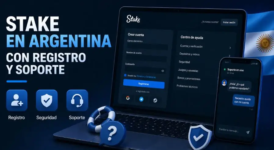 Acceso a Stake en Argentina con Registro y Soporte