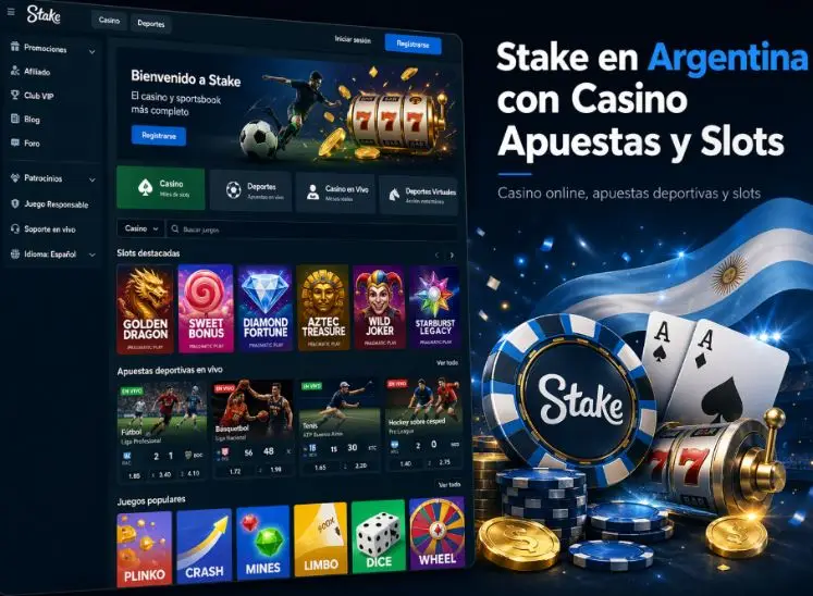 Stake en Argentina con Casino Apuestas y Slots